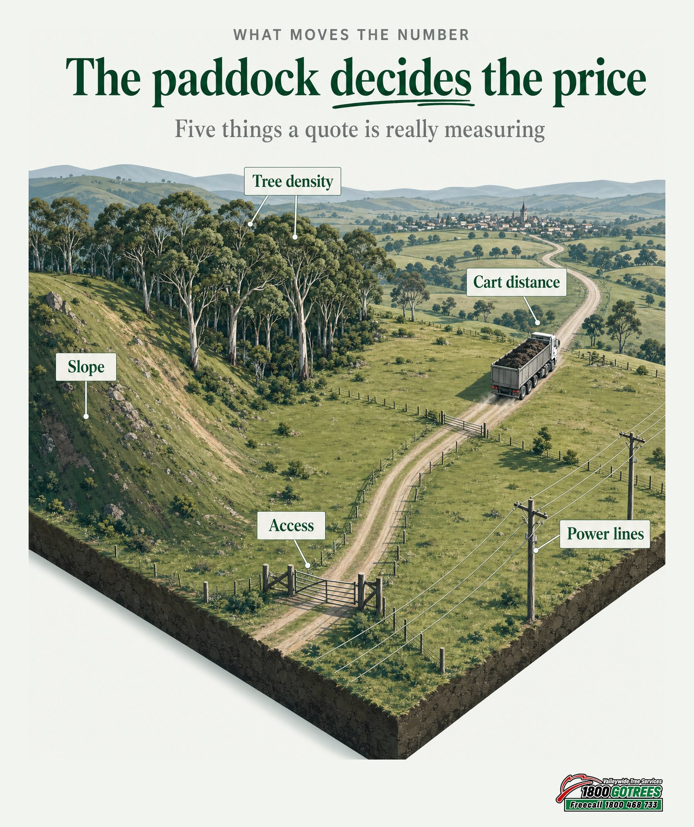 Land clearing victoria what sets the price