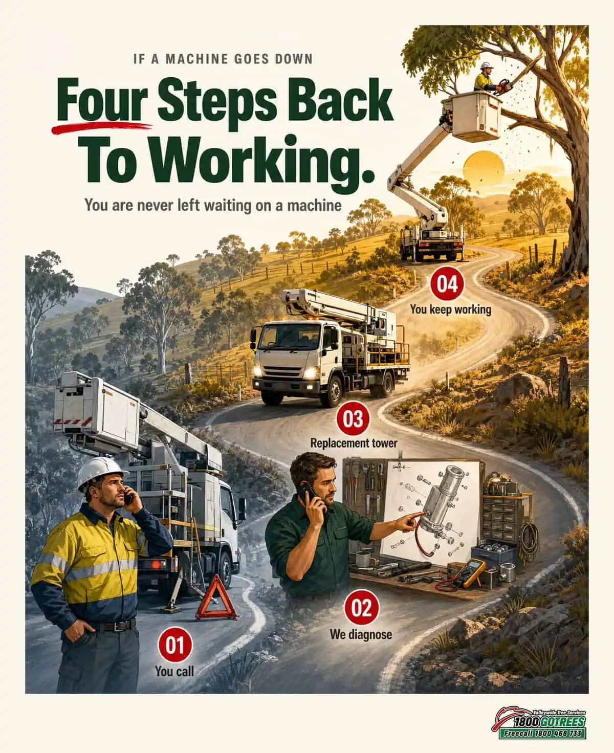Vw ewp never off the job